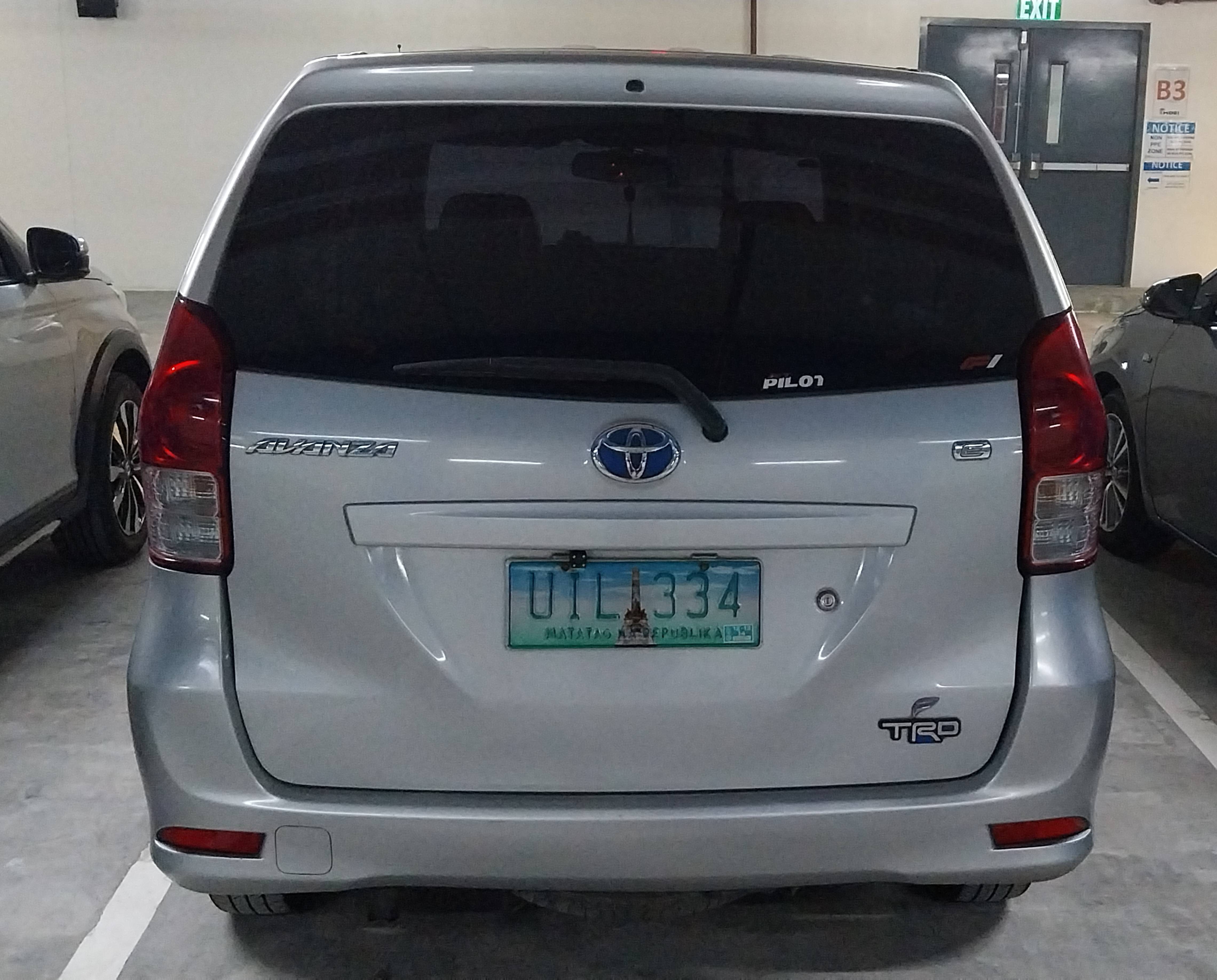 2012 Toyota Avanza 2012 Toyota Avanza