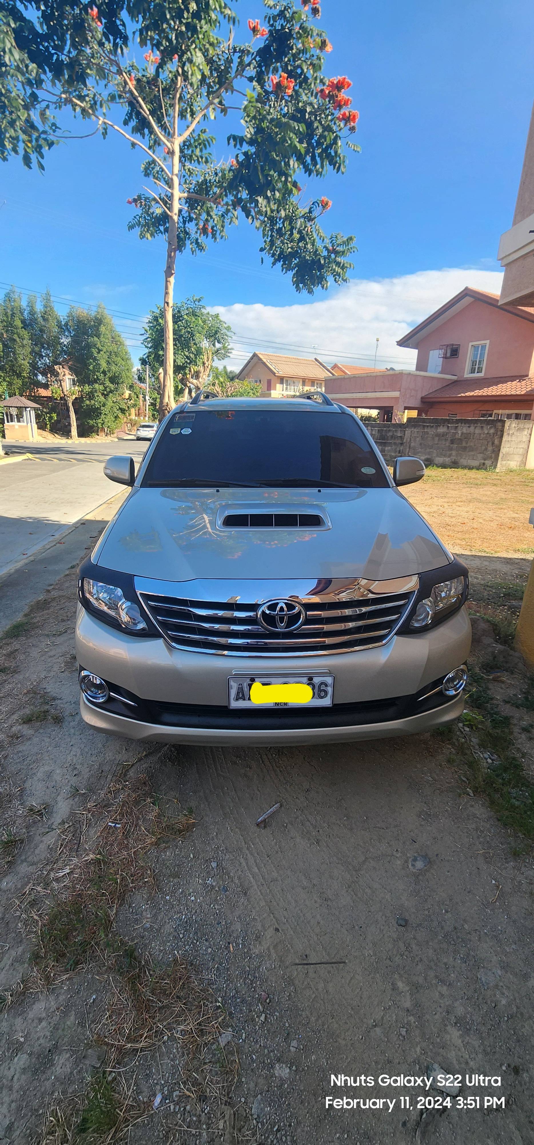 Second Hand 2015 Toyota Fortuner Second Hand 2015 Toyota Fortuner