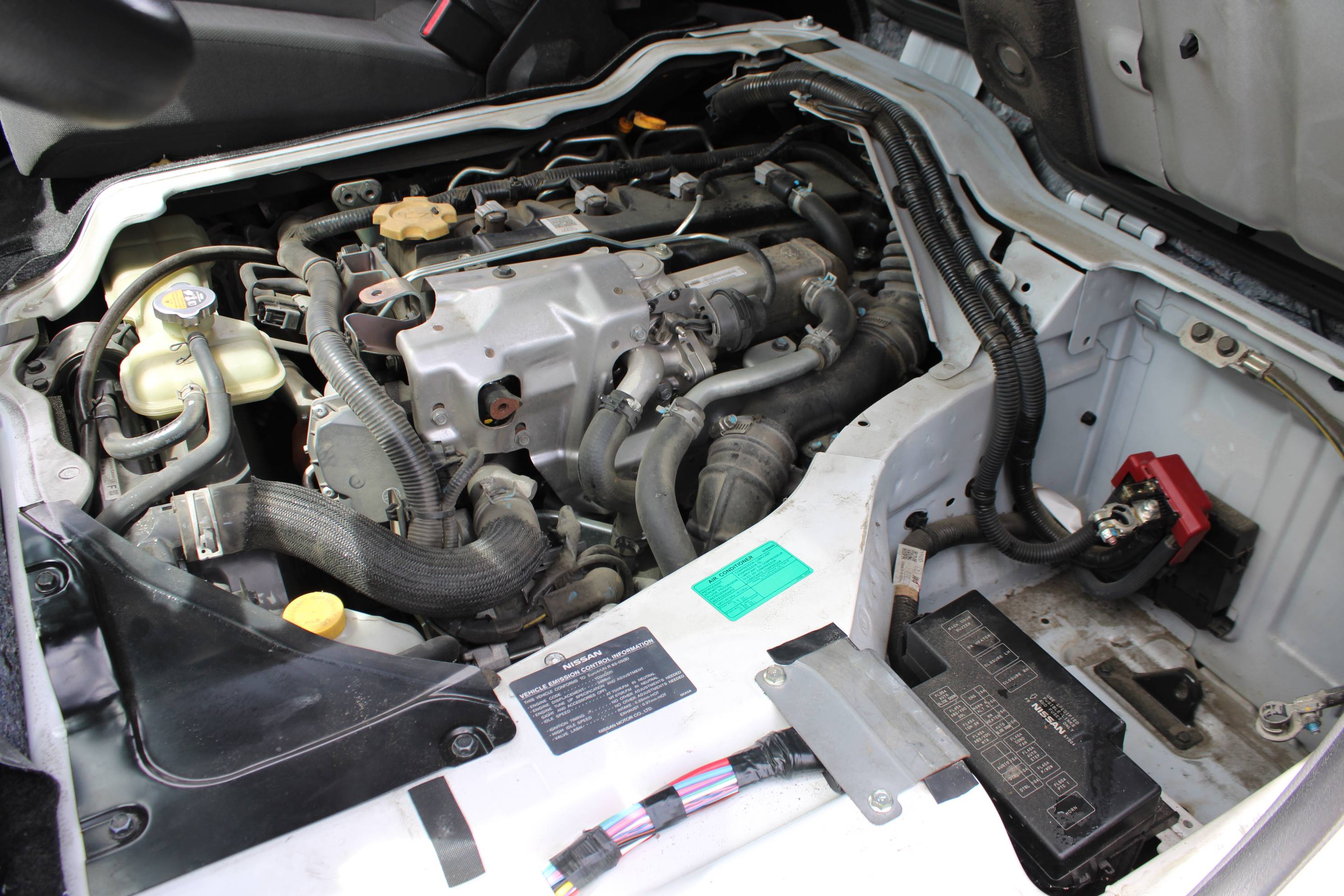 nissan nv350 engine number location