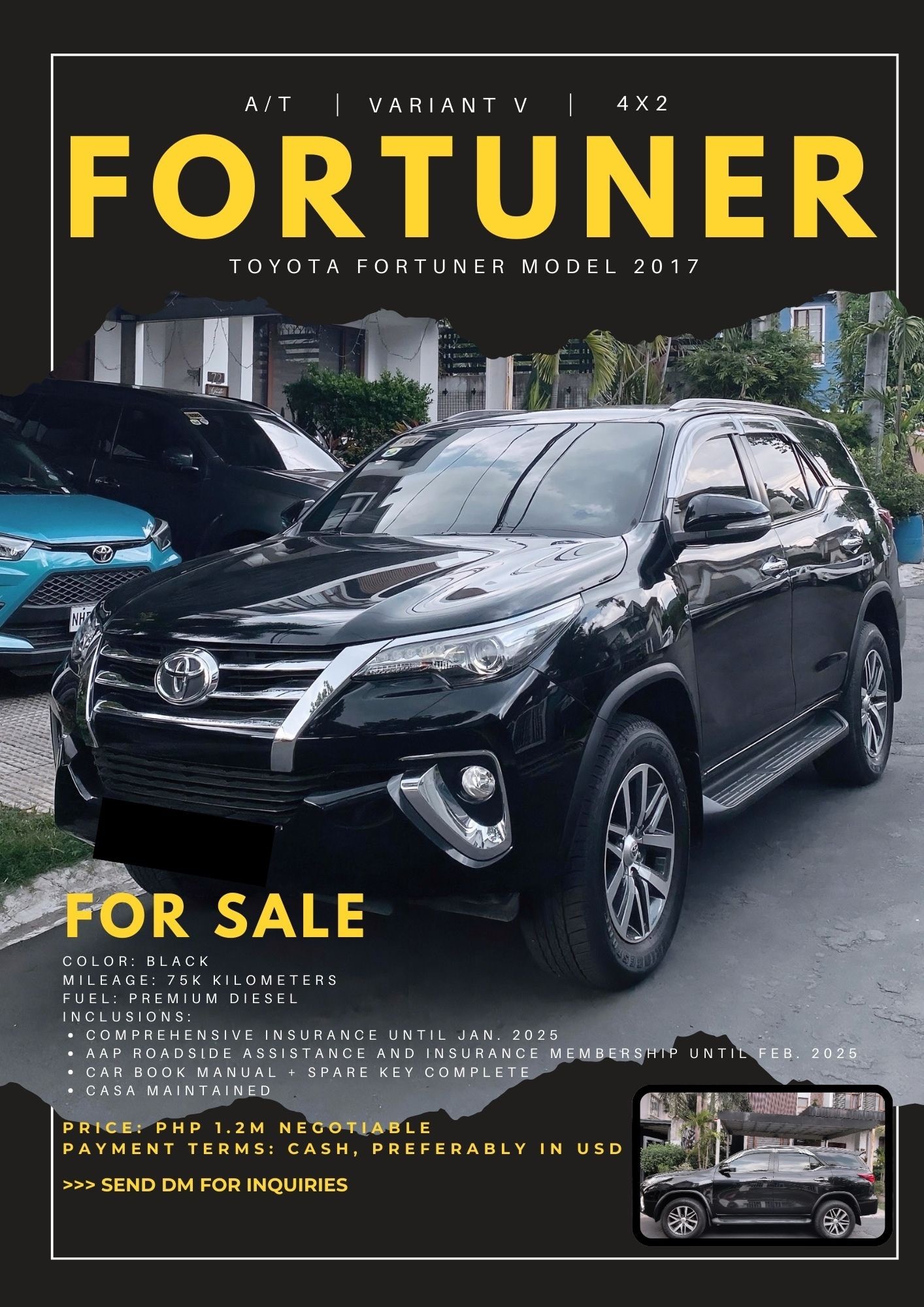 Second Hand 2017 Toyota Fortuner Second Hand 2017 Toyota Fortuner