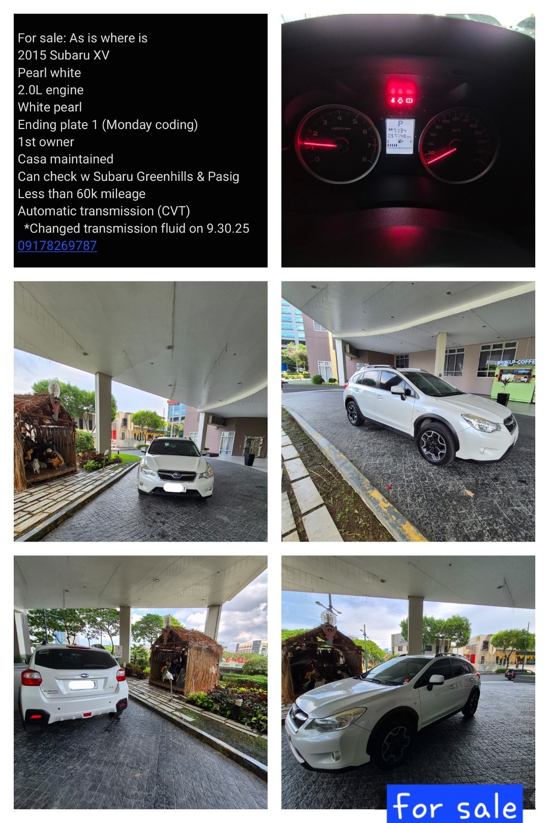 Second Hand 2015 Subaru XV Second Hand 2015 Subaru XV