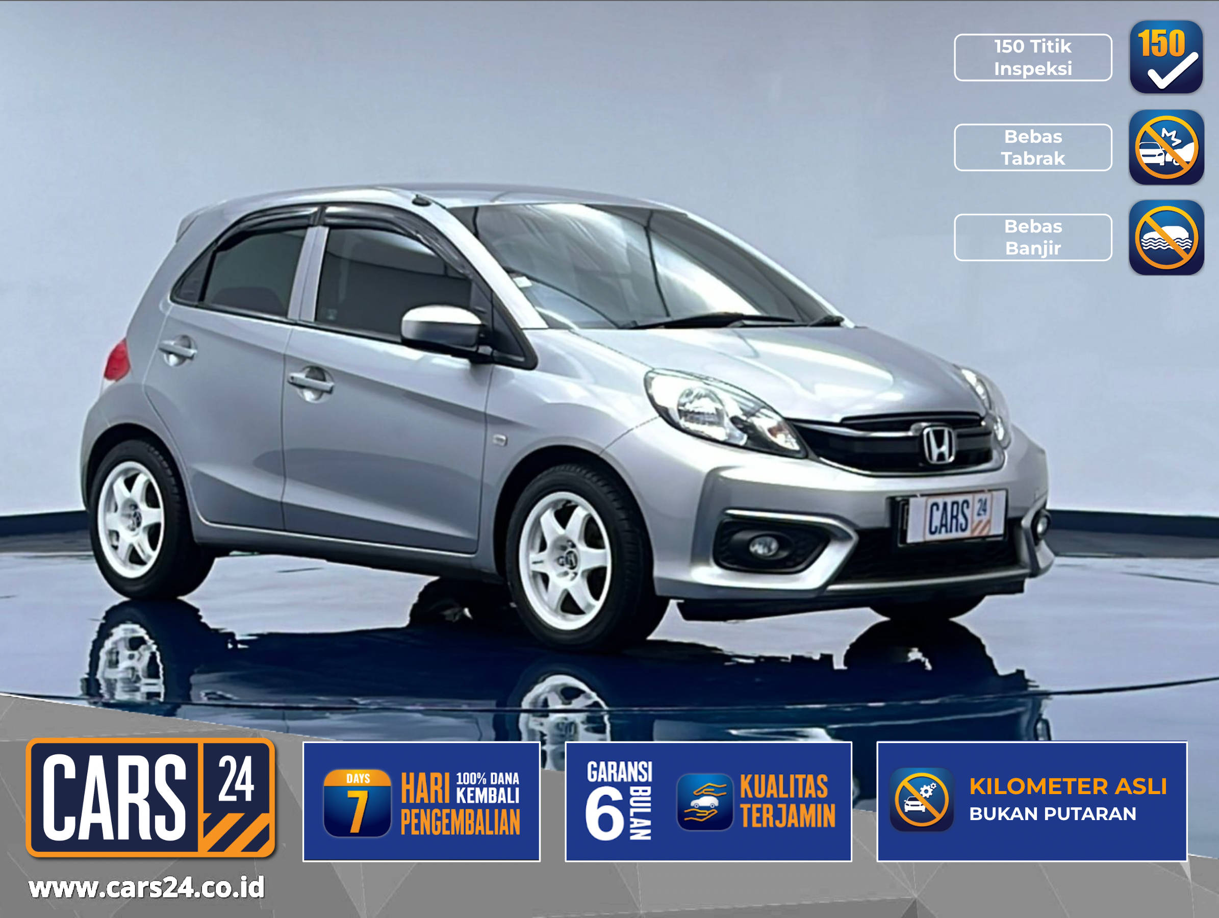 2017 Honda Brio Satya E CVT Satya E CVT bekas