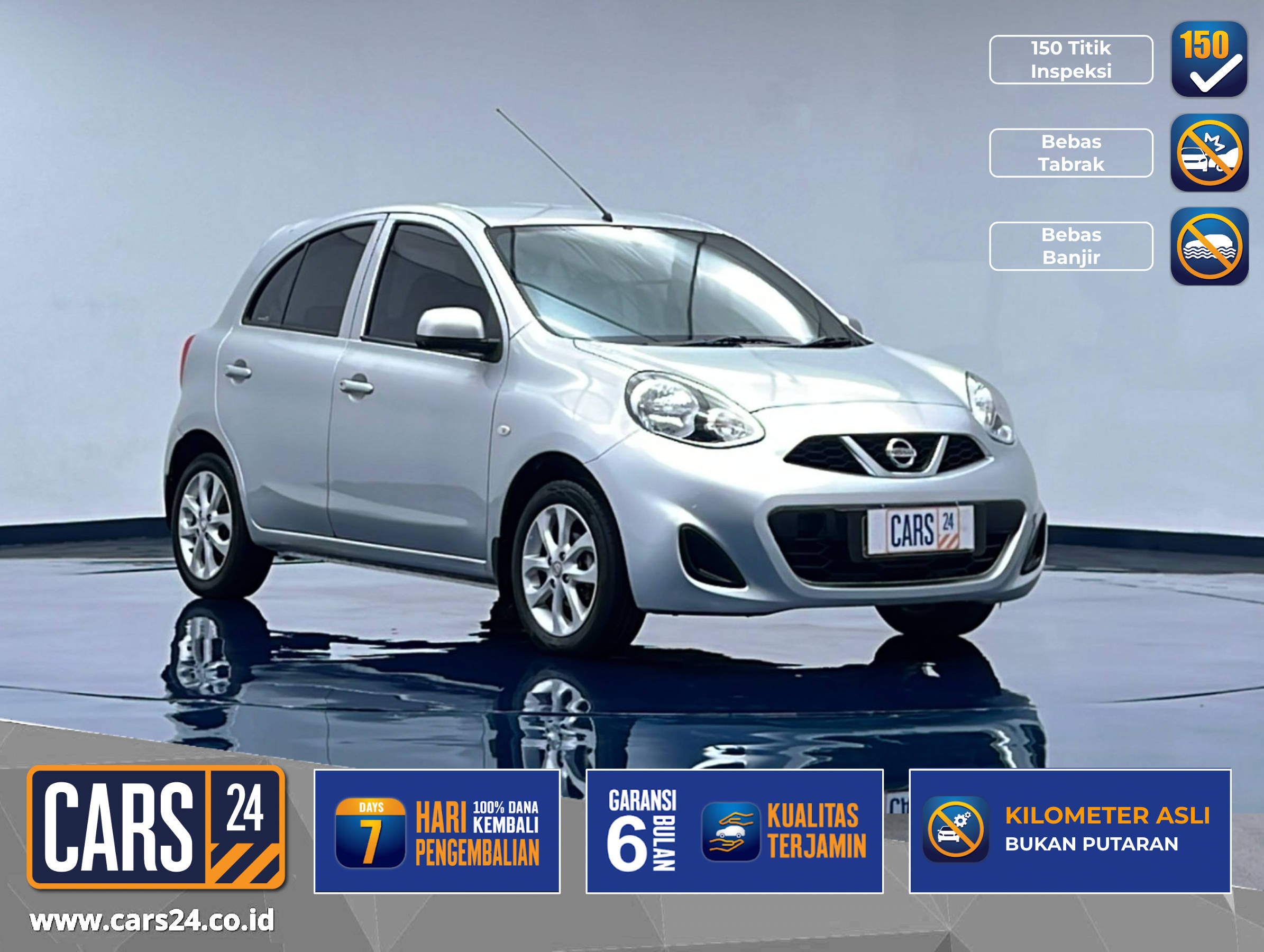 2016 Nissan March 1.2L AT 1.2L AT bekas