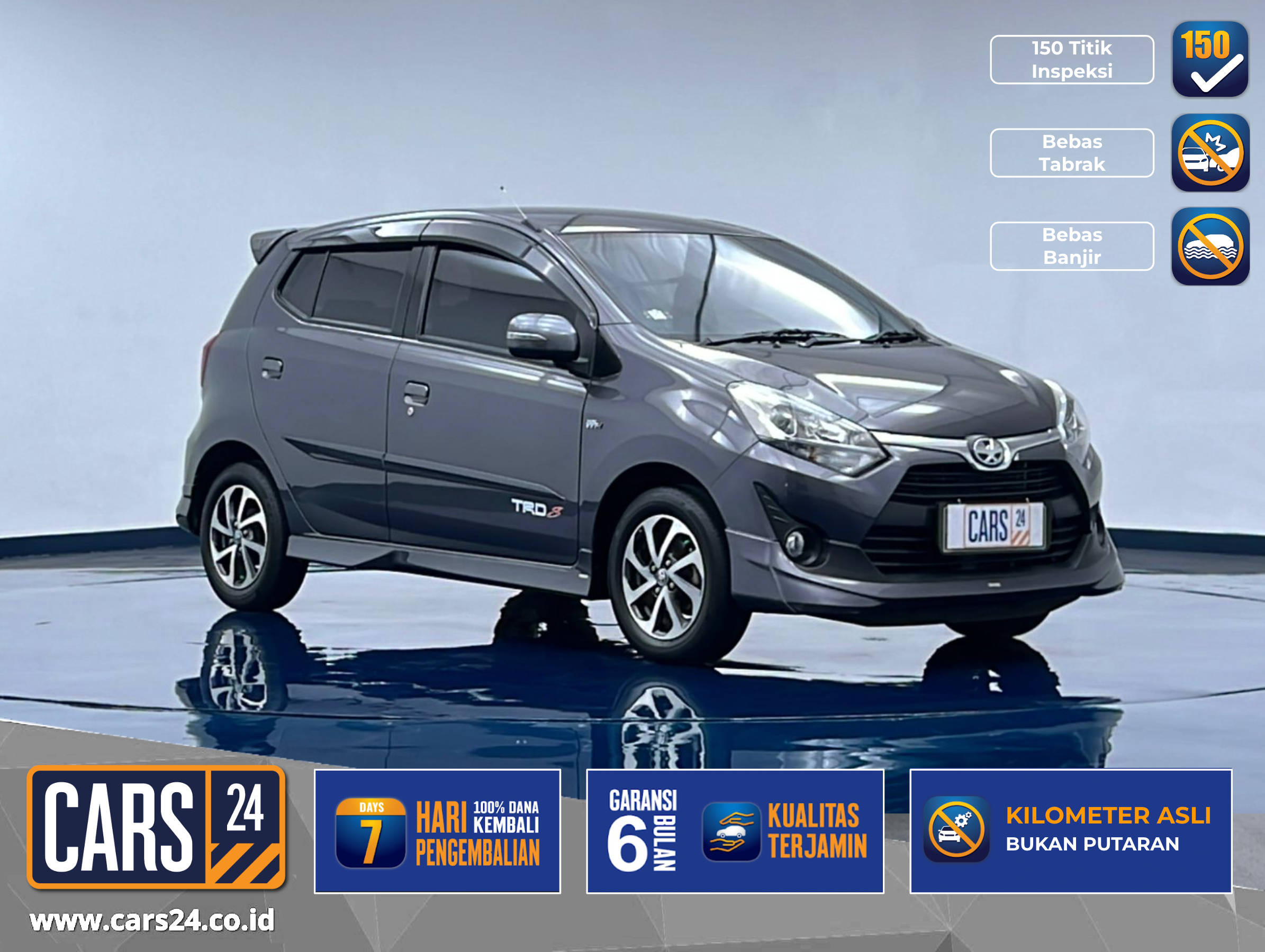 2018 Toyota Agya 1.2L G M/T 1.2L G M/T bekas