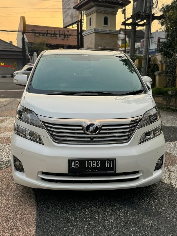 2011 Toyota Vellfire  2.5 ZG AT PREMIUM SOUND