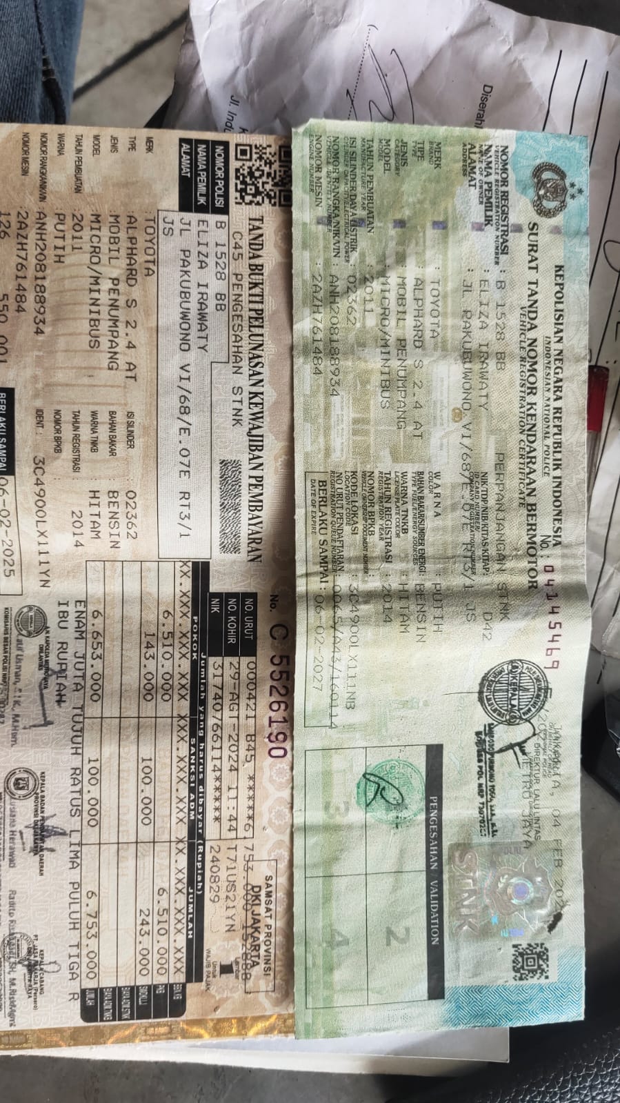 2011 Toyota Alphard 2011 Toyota Alphard