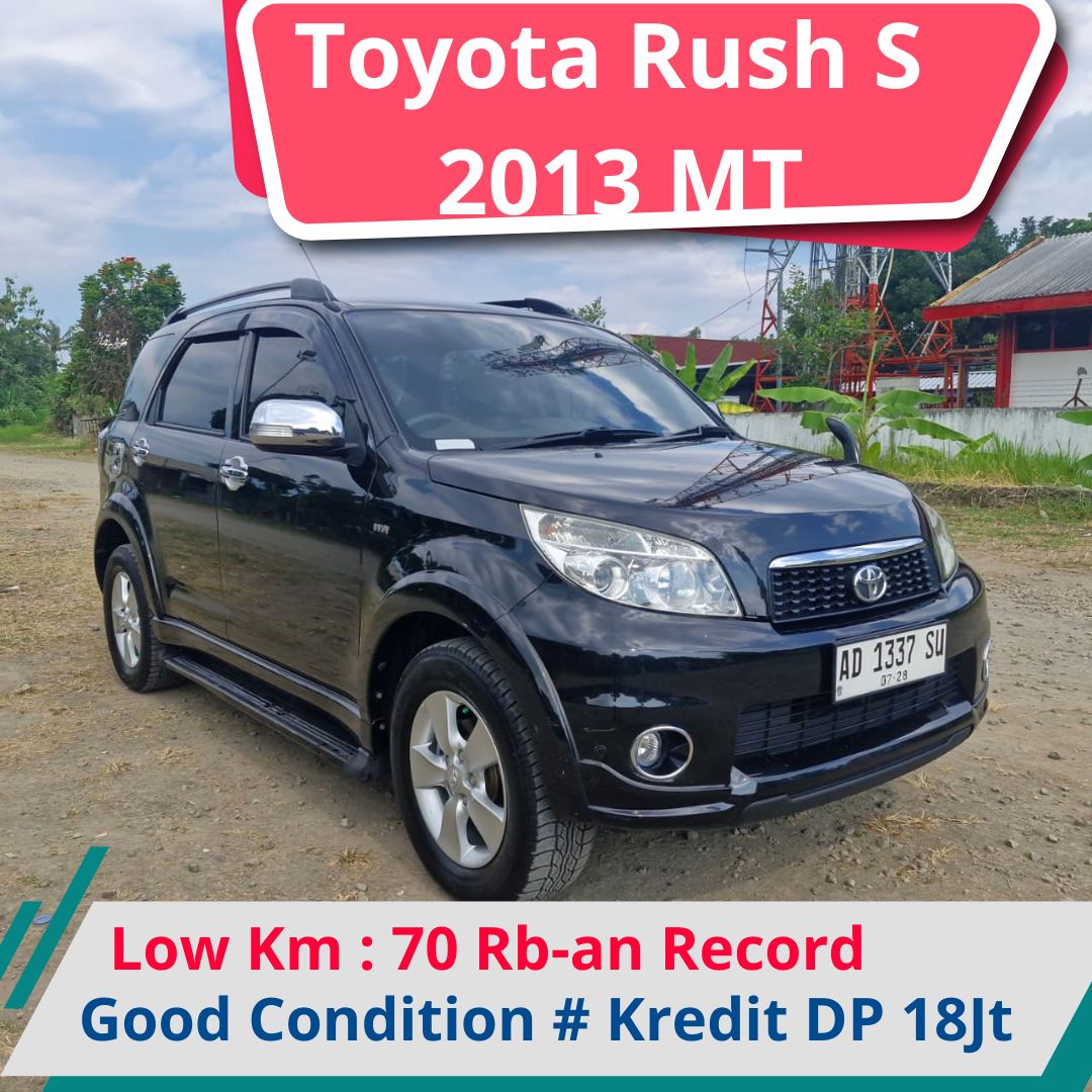2013 Toyota Rush  S  MT