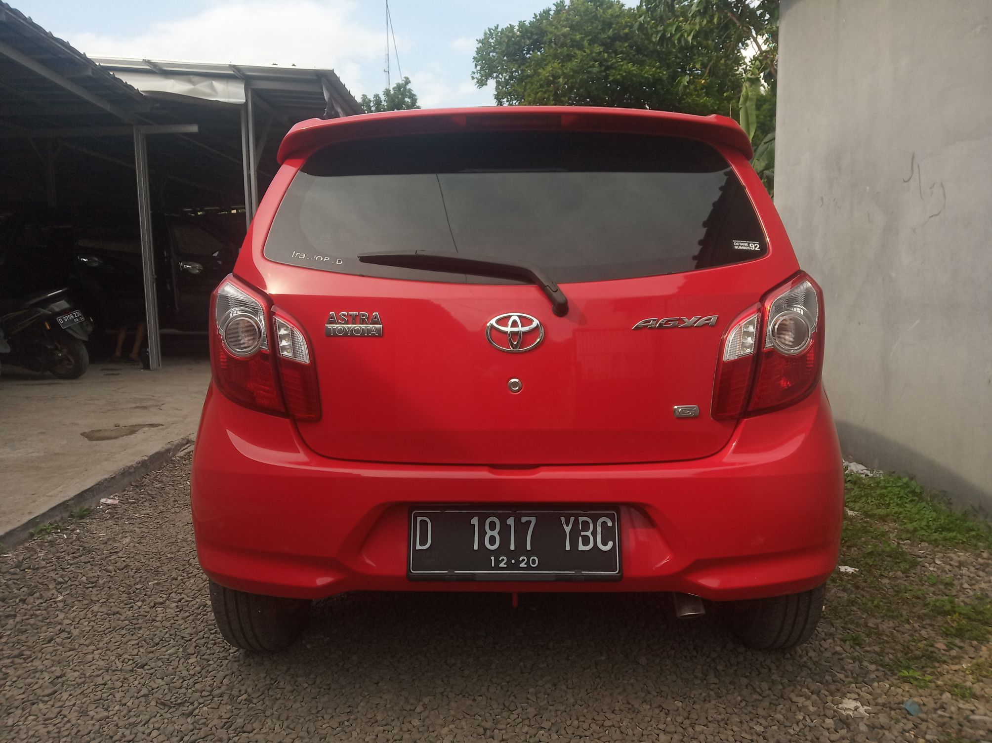 Dijual 2015 Toyota Agya 1.0L G A/T 1.0L G A/T Bekas