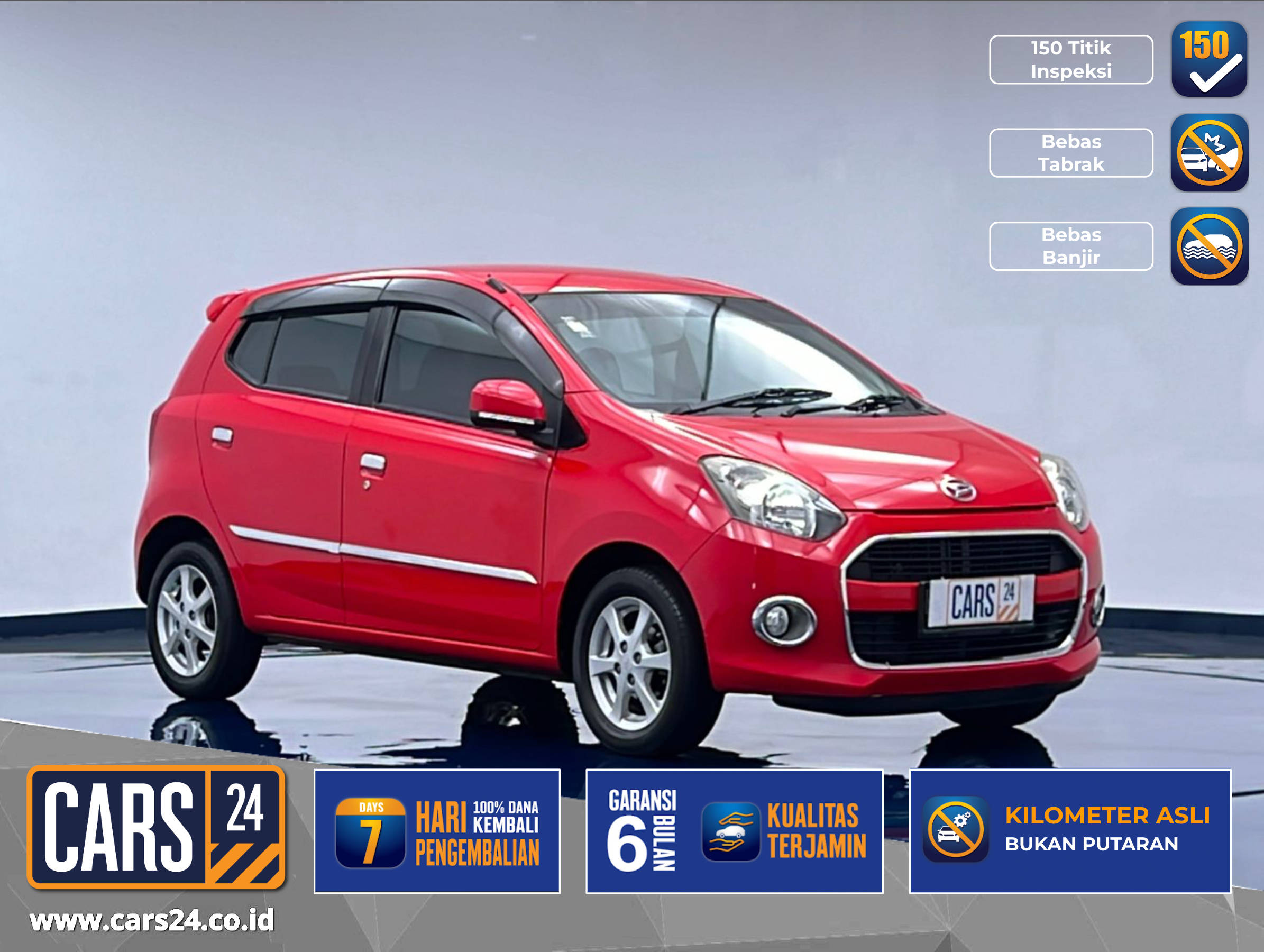 2017 Daihatsu Ayla 1.0L X AT 1.0L X AT bekas