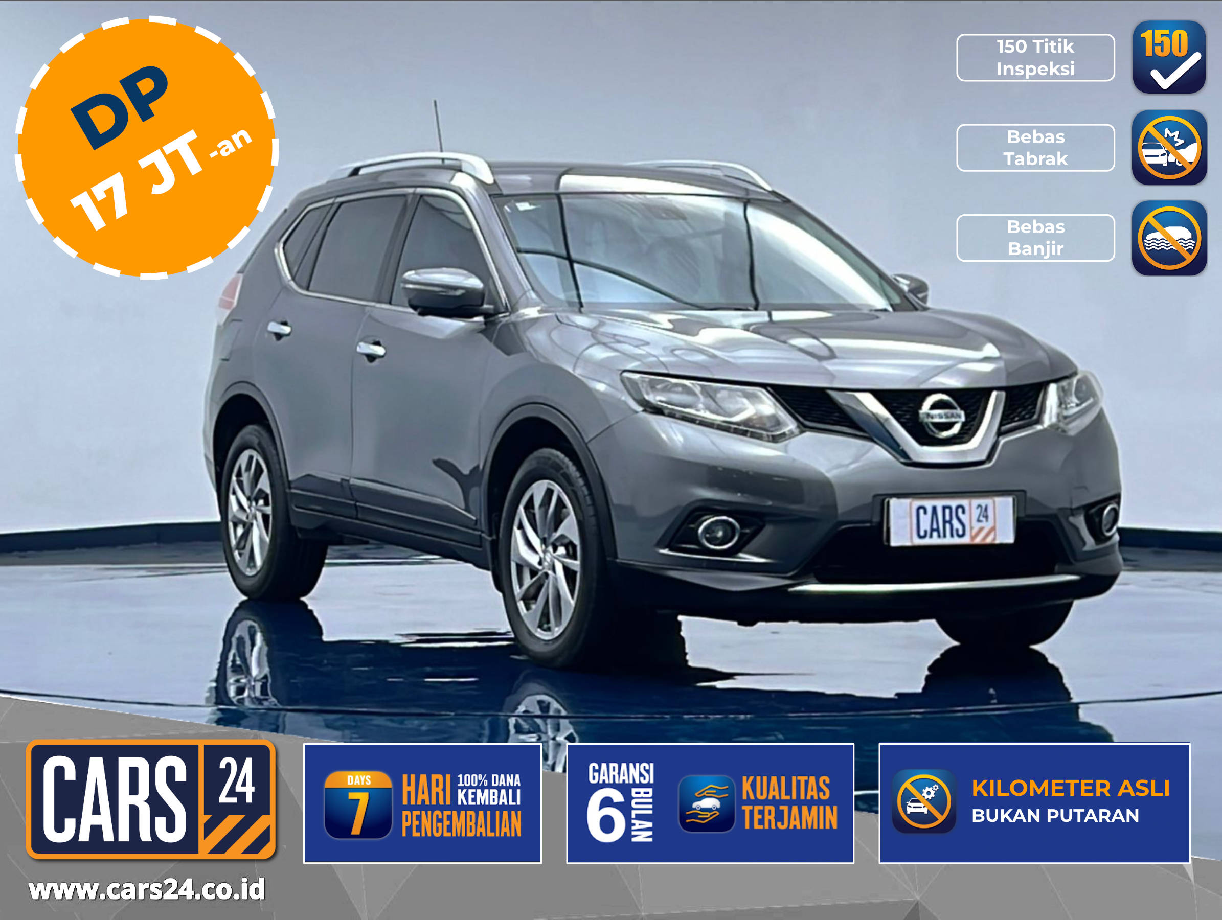 2015 Nissan X Trail 2.5L CVT AT 2.5L CVT AT bekas