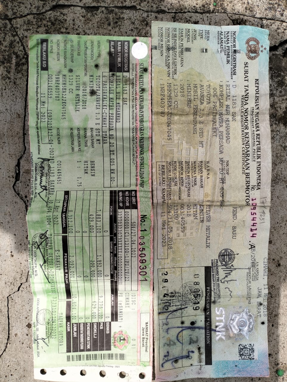 2018 Toyota Avanza  1.3 E M/T 2018 Toyota Avanza  1.3 E M/T