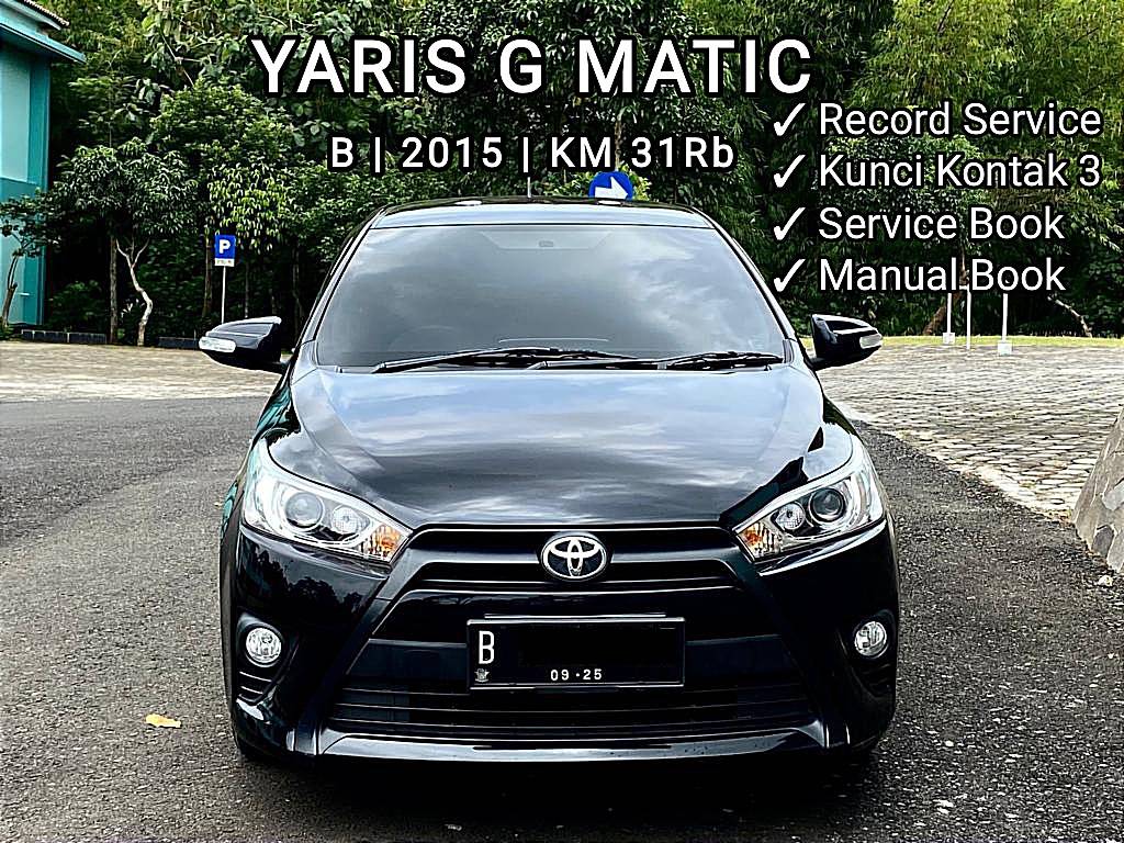 Second Hand 2015 Toyota Yaris G CVT 3 AB