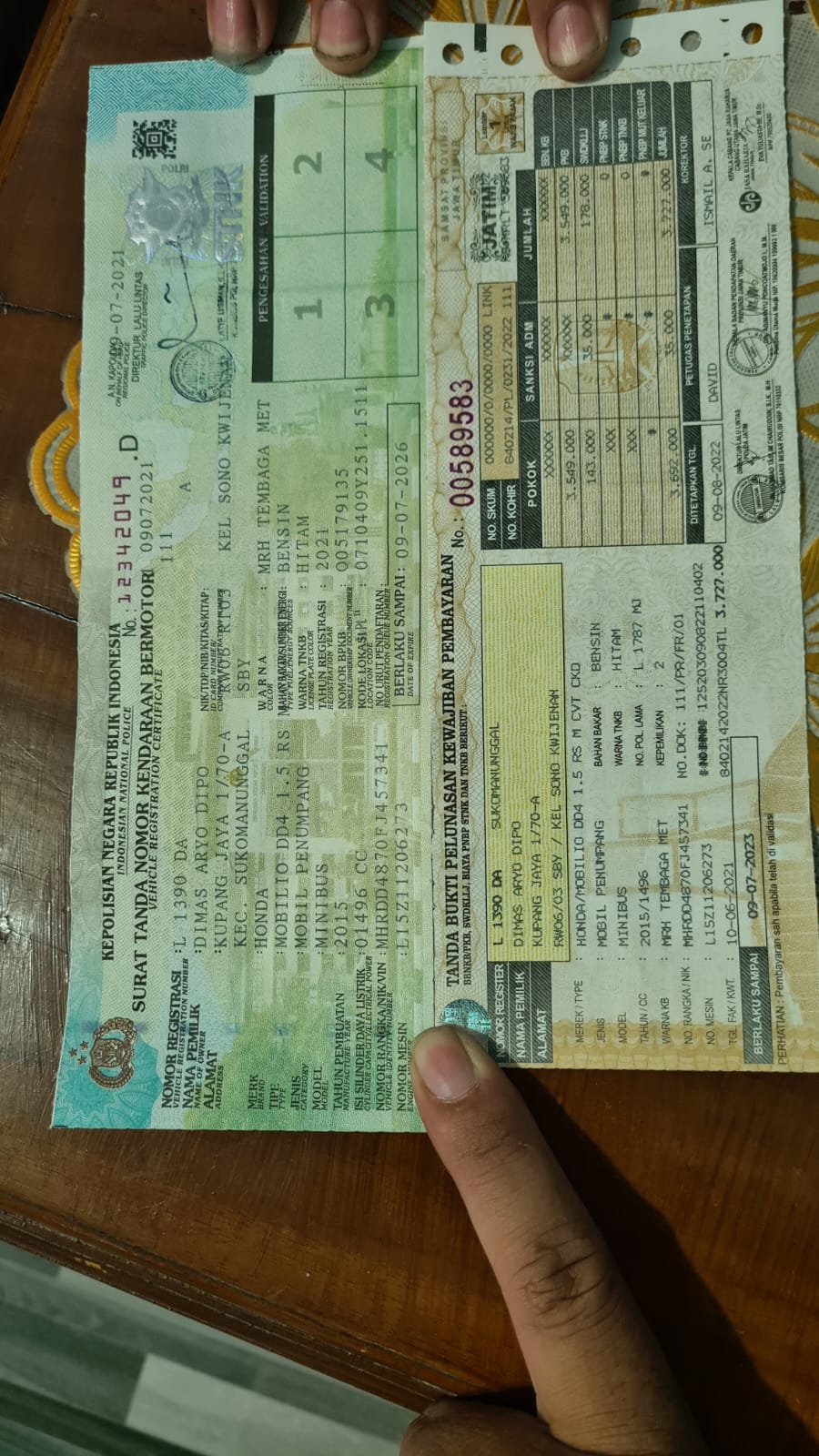 2015 Honda Mobilio RS CVT 2015 Honda Mobilio RS CVT