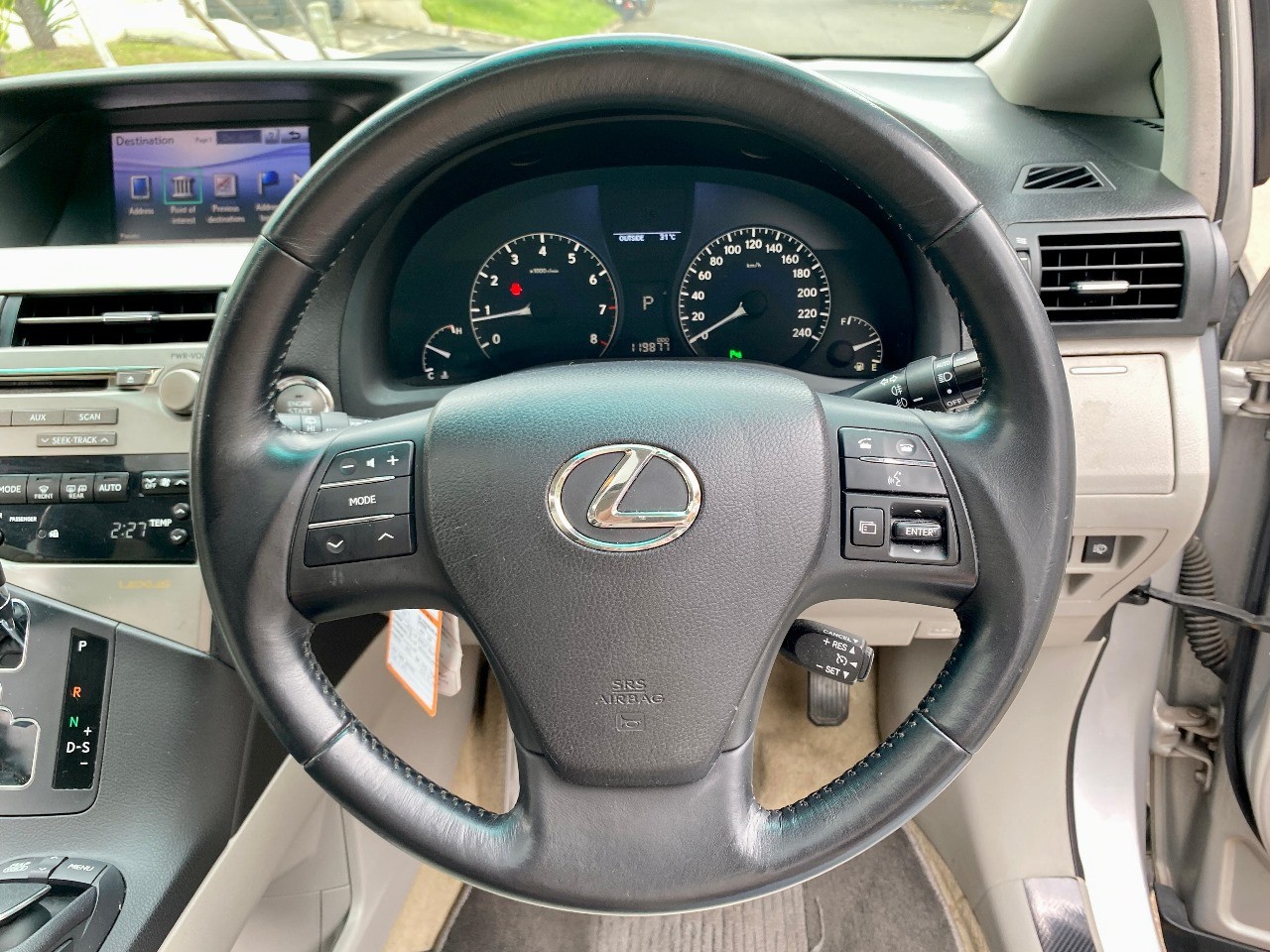 2012 Lexus RX 270 2.7 AT 2012 Lexus RX 270 2.7 AT