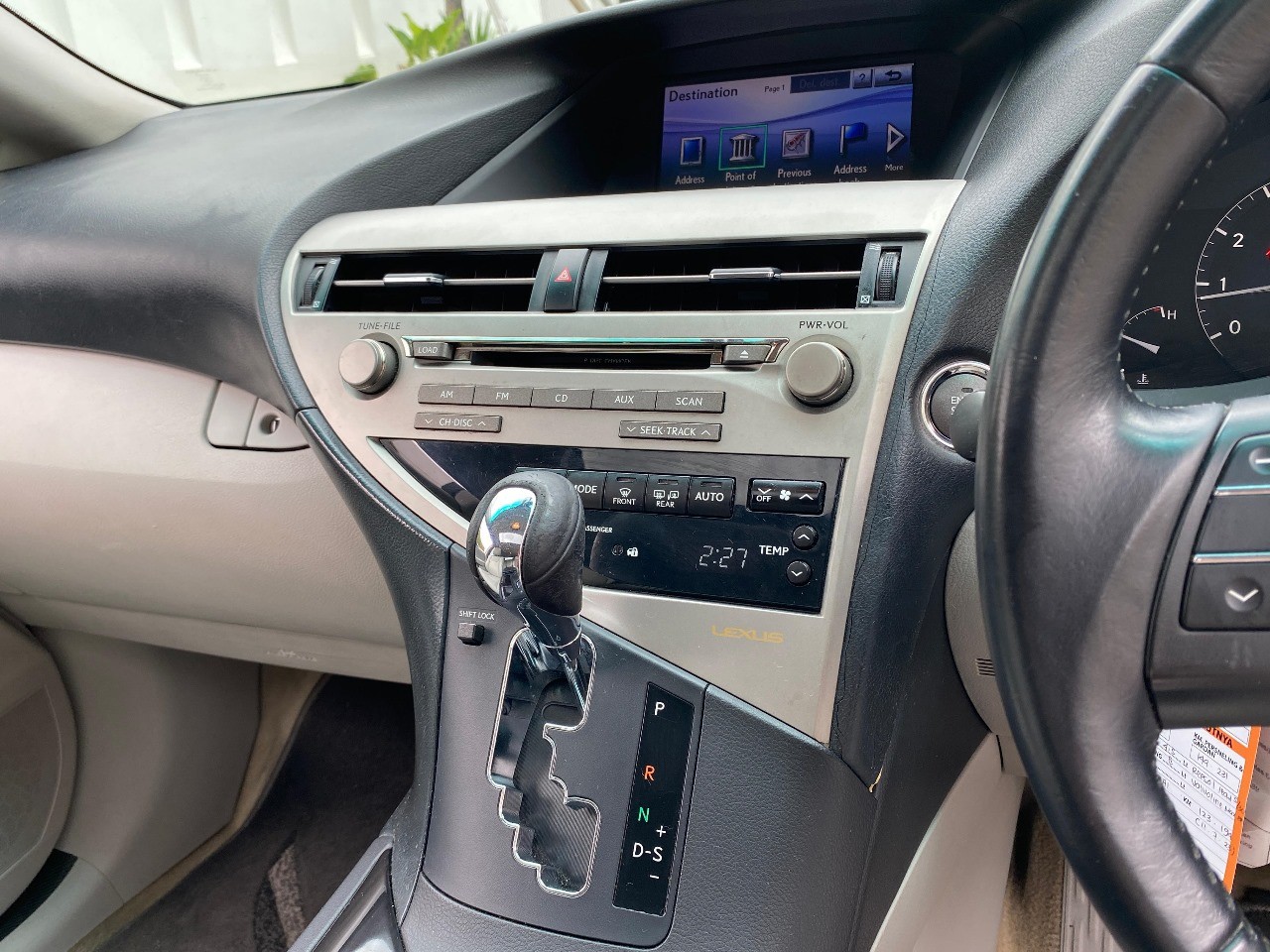 2012 Lexus RX 270 2.7 AT 2012 Lexus RX 270 2.7 AT