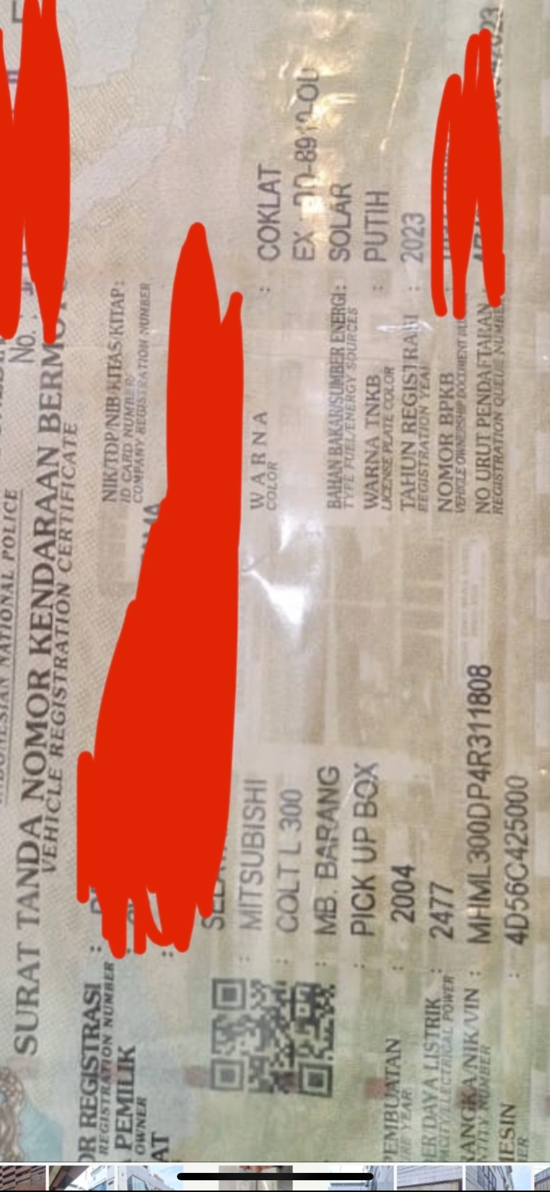 2004 Mitsubishi Colt L300 Standar Box 1.6L MT 2004 Mitsubishi Colt L300 Standar Box 1.6L MT