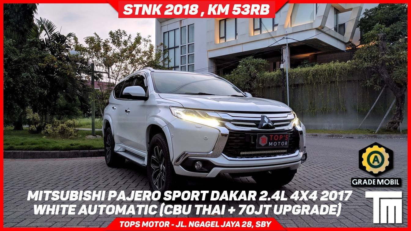Second Hand 2017 Mitsubishi Pajero Sport Dakar Ultimate AT 4x4 Second Hand 2017 Mitsubishi Pajero Sport Dakar Ultimate AT 4x4