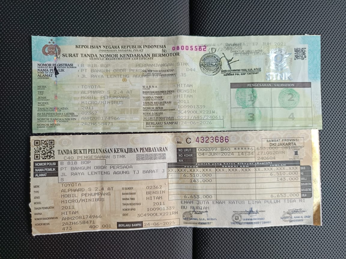 2011 Toyota Alphard 2011 Toyota Alphard