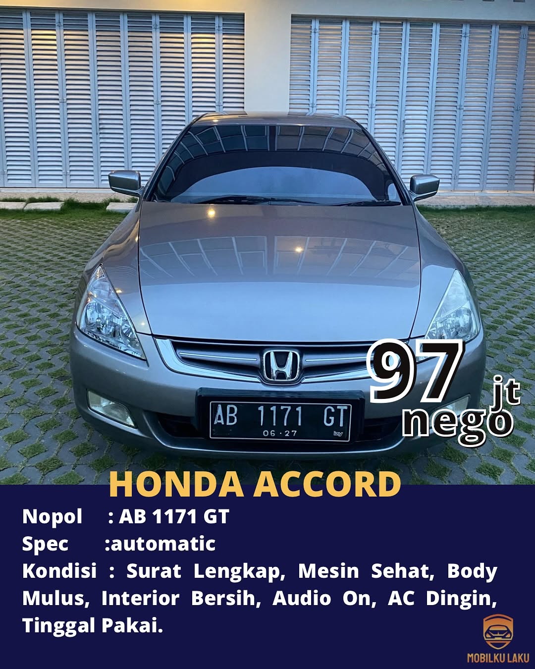 Second Hand 2005 Honda Accord 2.4L AT Second Hand 2005 Honda Accord 2.4L AT