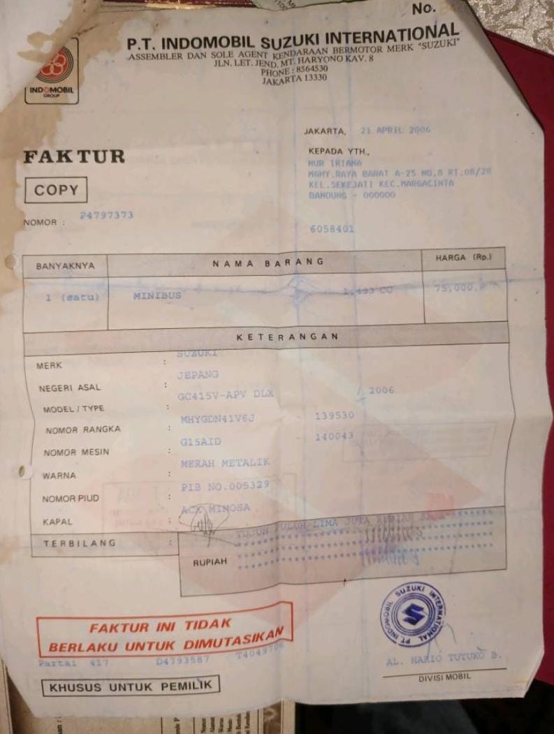 2006 Suzuki APV GA / GE 2006 Suzuki APV GA / GE