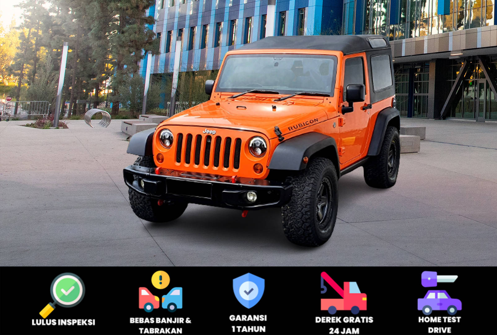 2013 Jeep Wrangler Rubicon 2-door Bekas