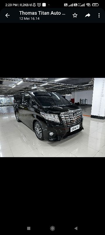 Used 2017 Toyota Alphard  2.4 G A/T LUX 2.4 G A/T LUX for sale