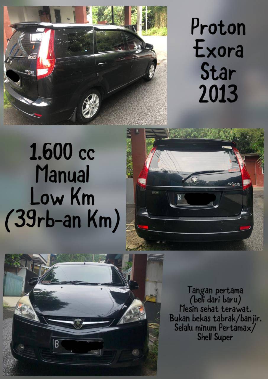 Second Hand 2013 Proton Exora Star FLX 1.3L MT Std