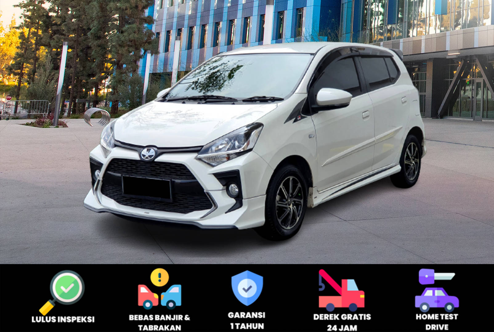 2022 Toyota Agya 1.2L GR Sport A/T 1.2L GR Sport A/T bekas