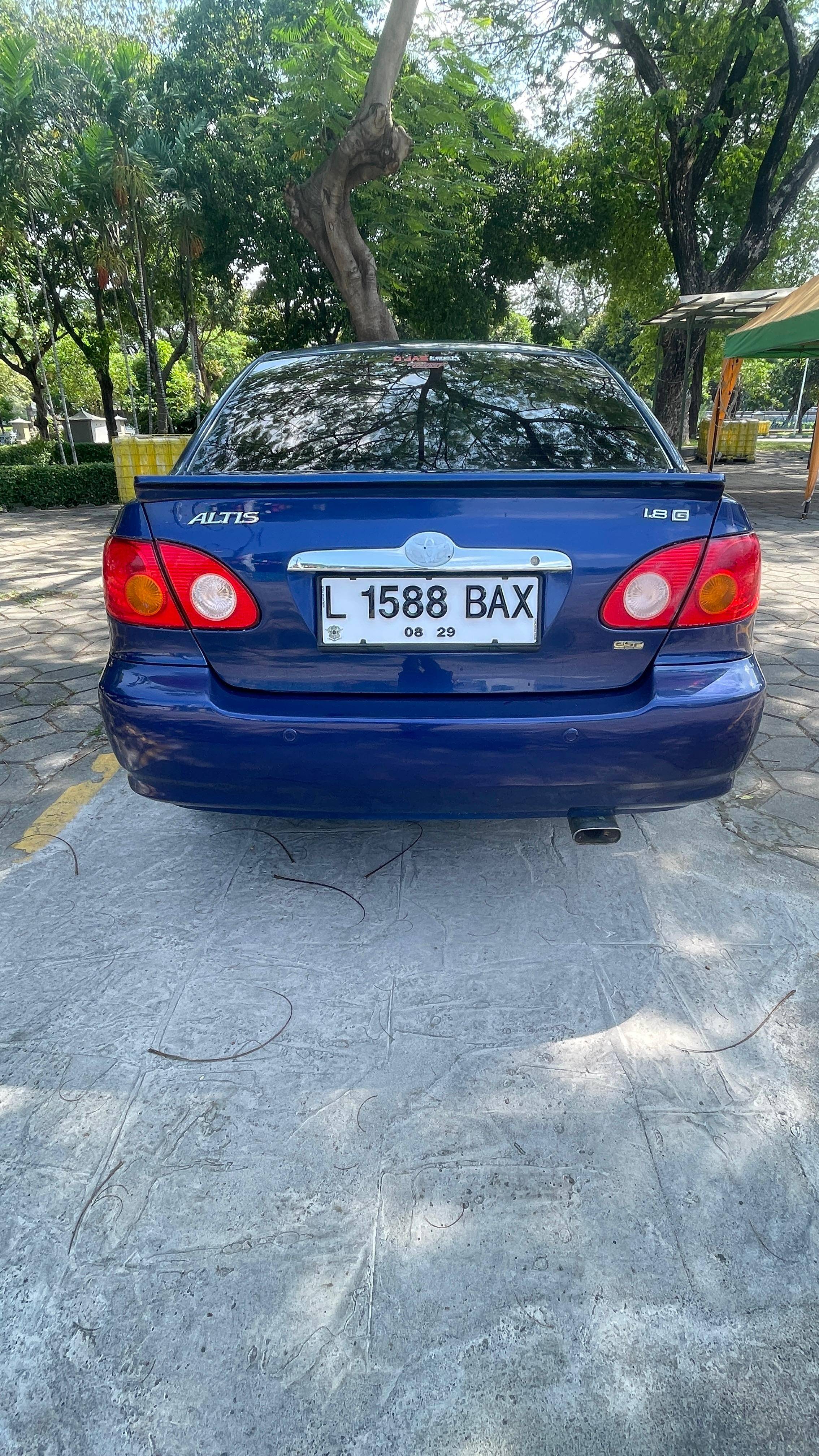 2001 Toyota Corolla Altis  G MT 2001 Toyota Corolla Altis  G MT