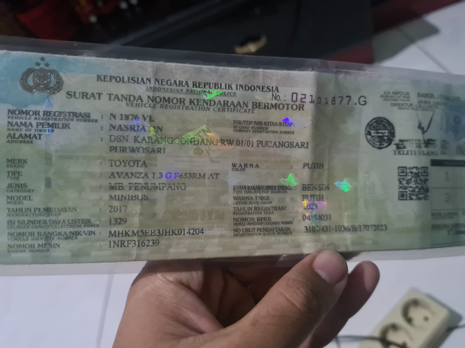 2017 Toyota Avanza 2017 Toyota Avanza