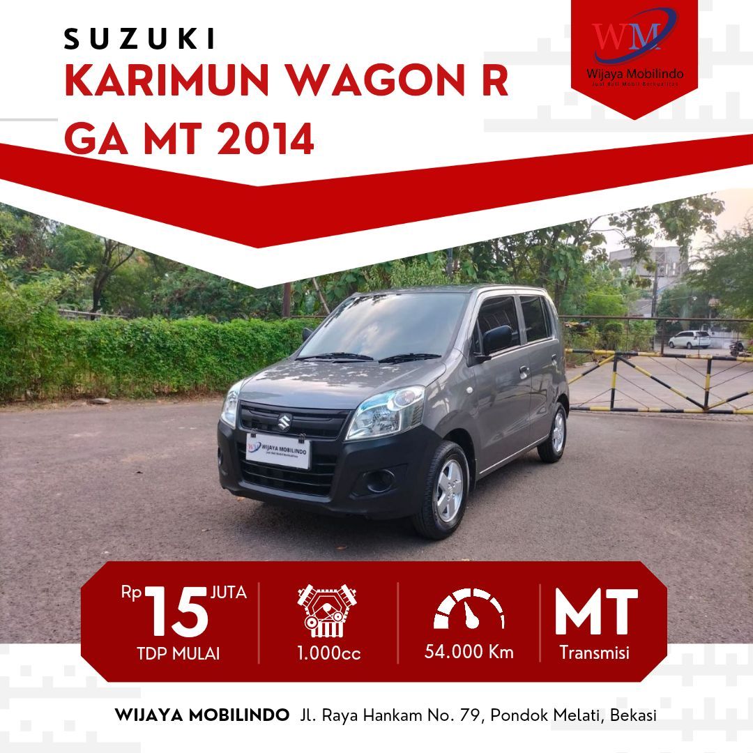Used 2014 Suzuki Karimun Wagon R GA 1.0L MT GA 1.0L MT