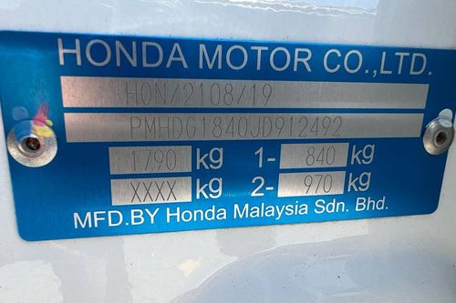 2019 Honda BR-V 1.5L V Terpakai