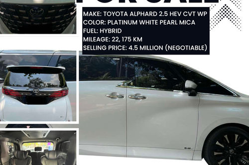 Second hand 2025 Toyota Alphard 2.5 HEV CVT 
