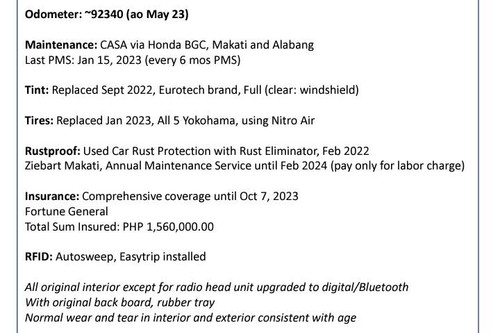 Used 2012 Honda Jazz 1.5 V CVT