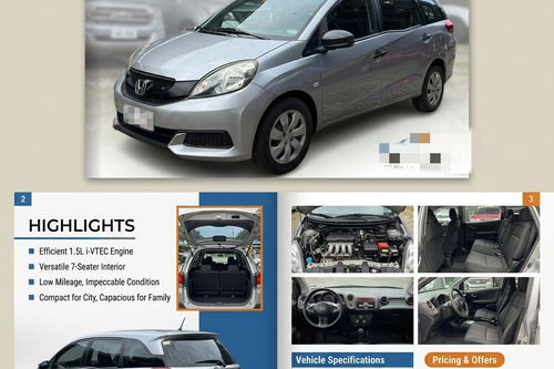 Used 2016 Honda Mobilio 1.5 E MT