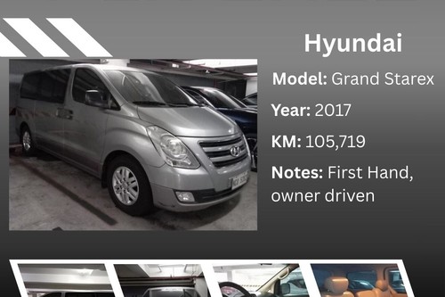 Old 2017 Hyundai Grand Starex 2.5 CVX