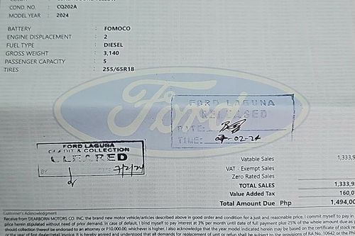 Used 2024 Ford Ranger 2.0L Turbo Wildtrak 4x2 AT