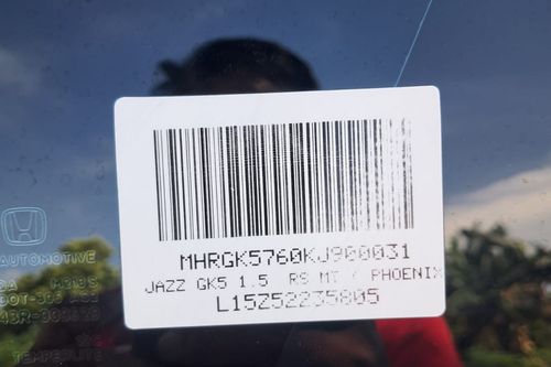 2019 Honda Jazz GK5 1.5 RS MT (CKD) tua