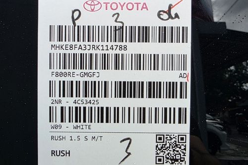 2024 Toyota Rush 1.5 S MT GR Sport bekas