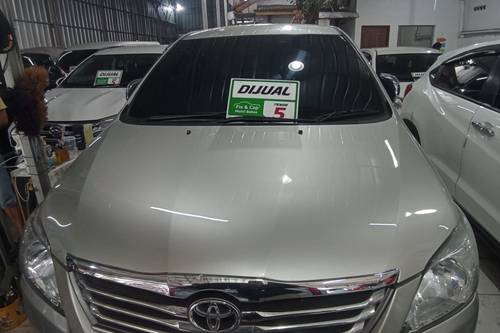 2012 Toyota Innova G Bensin 2.0L AT bekas