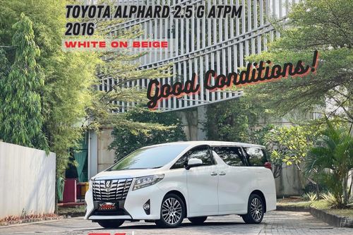 2016 Toyota Alphard  2.5 G