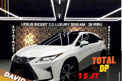 2016 Lexus RX 200T Luxury 4x2 AT