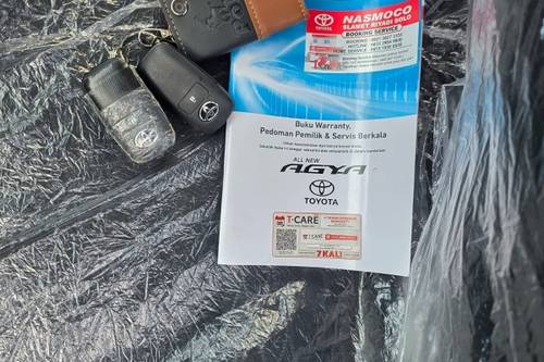 Dijual 2024 Toyota Agya 1.0L G M/T bekas