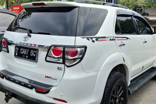2012 Toyota Fortuner 2.5L G VNT TRD Diesel AT bekas