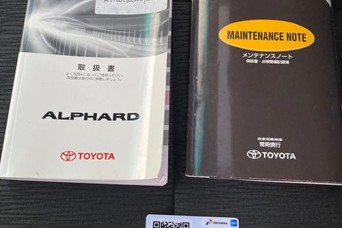 2012 Toyota Alphard S 2.4 AT bekas