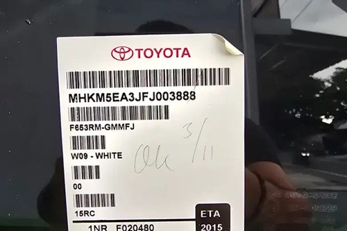 2015 Toyota Avanza 1.3 G MT tua