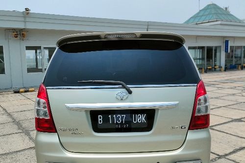2012 Toyota Innova BENSIN G 2.0 AT bekas