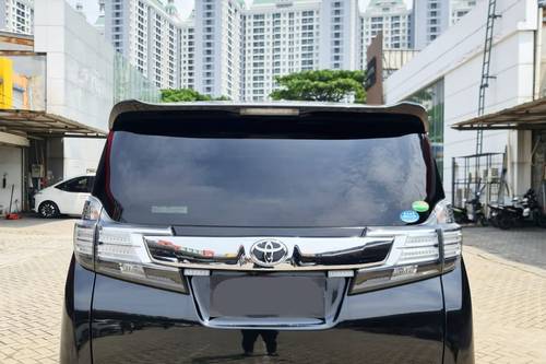 2015 Toyota Vellfire  2.4 ZG AT AUDIOLESS