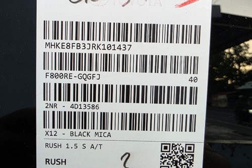 2024 Toyota Rush 1.5 S AT GR Sport bekas